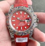 Swiss Quality Rolex Blaken Submariner Red Dial Watch Limited Edition Watch